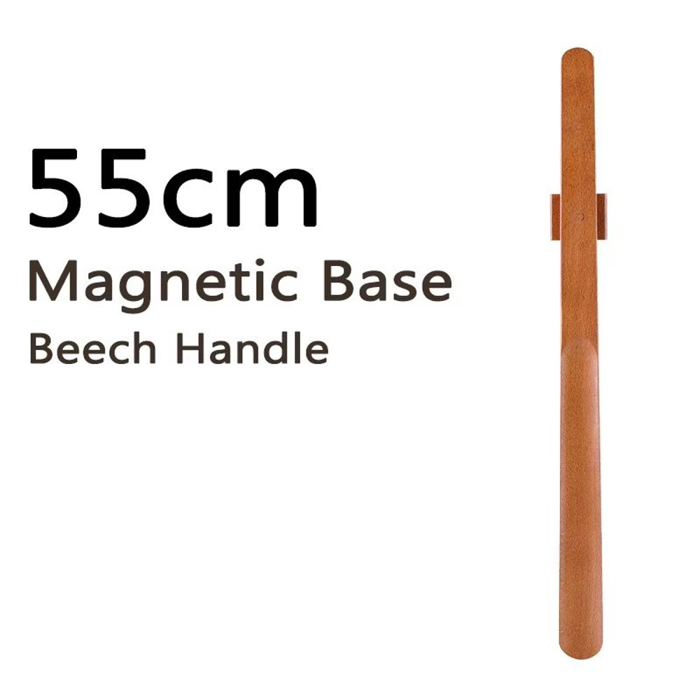 ElegantReach 55 Cm Wooden LongHandle Magnetic Shoehorn  Premium WallMount Shoe Spoon For Effortless 7