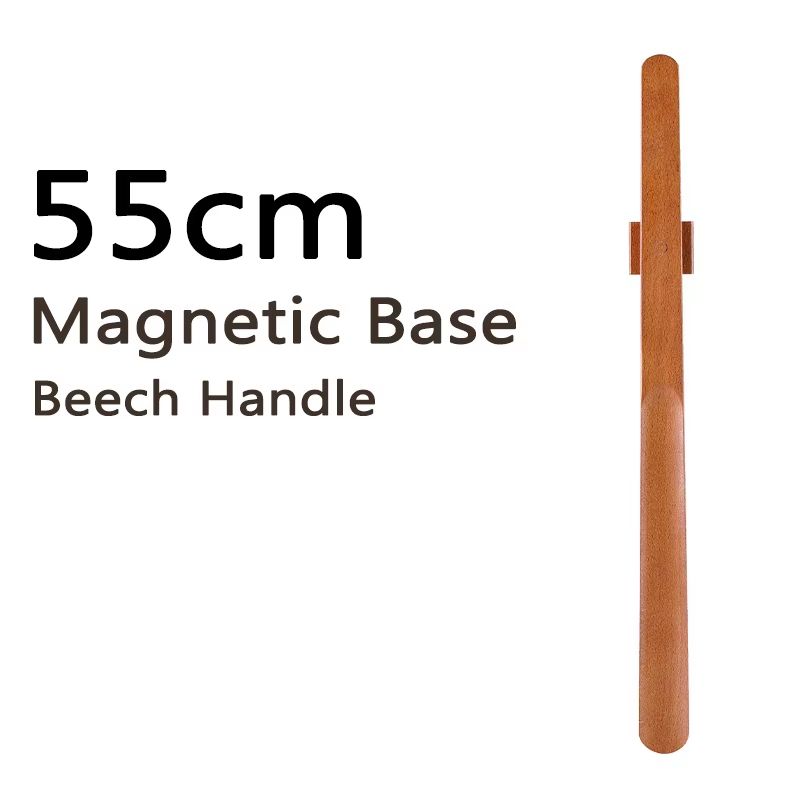 ElegantReach 55 Cm Wooden LongHandle Magnetic Shoehorn  Premium WallMount Shoe Spoon For Effortless 7
