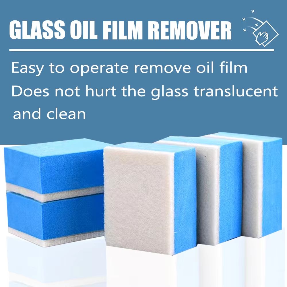 CrystalClear Glass Oil Film Cleaning Sponge  Windshield Polishing  WoolFelt Brush Tool For Car  Aut 2