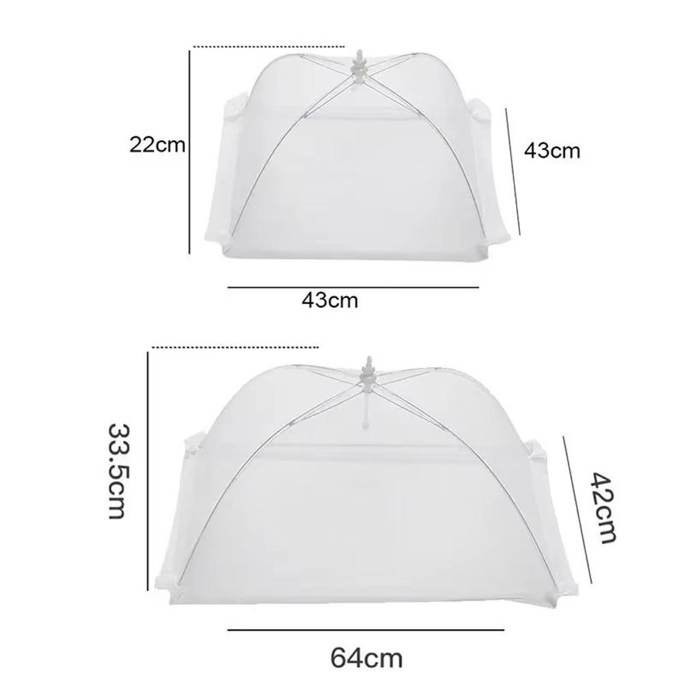 PopUp Mesh Folding Food Cover Washable InsectProof Table Dish Protection 5