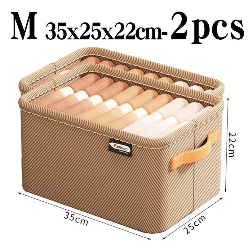 UltraThick Fabric Clothes Storage Box For Sweaters Jeans  Pants 13