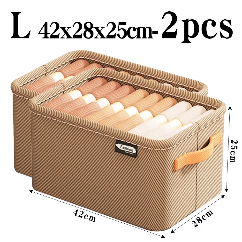 UltraThick Fabric Clothes Storage Box For Sweaters Jeans  Pants 17