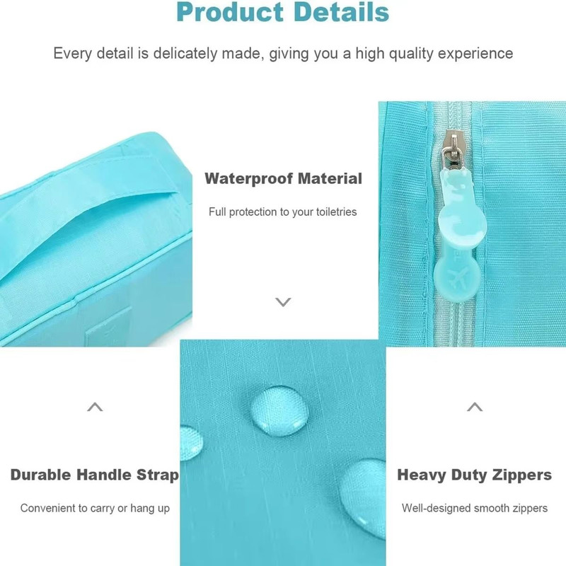 TravelEase MultiFunction Organizer Bag  Toiletry Underwear  Bra Storage Case 3