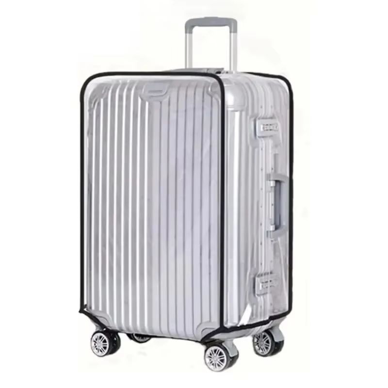 ClearGuard FullTransparent Waterproof Suitcase Cover Durable PVC Travel Luggage Protector 3
