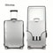 ClearGuard FullTransparent Waterproof Suitcase Cover Durable PVC Travel Luggage Protector 6