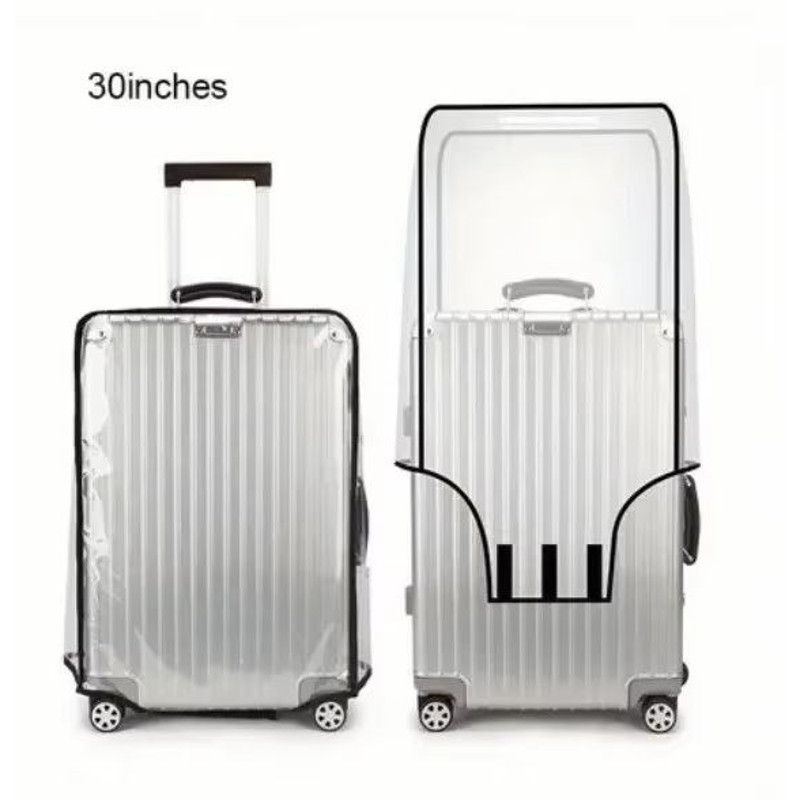 ClearGuard FullTransparent Waterproof Suitcase Cover Durable PVC Travel Luggage Protector 6