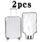 ClearGuard FullTransparent Waterproof Suitcase Cover Durable PVC Travel Luggage Protector 7