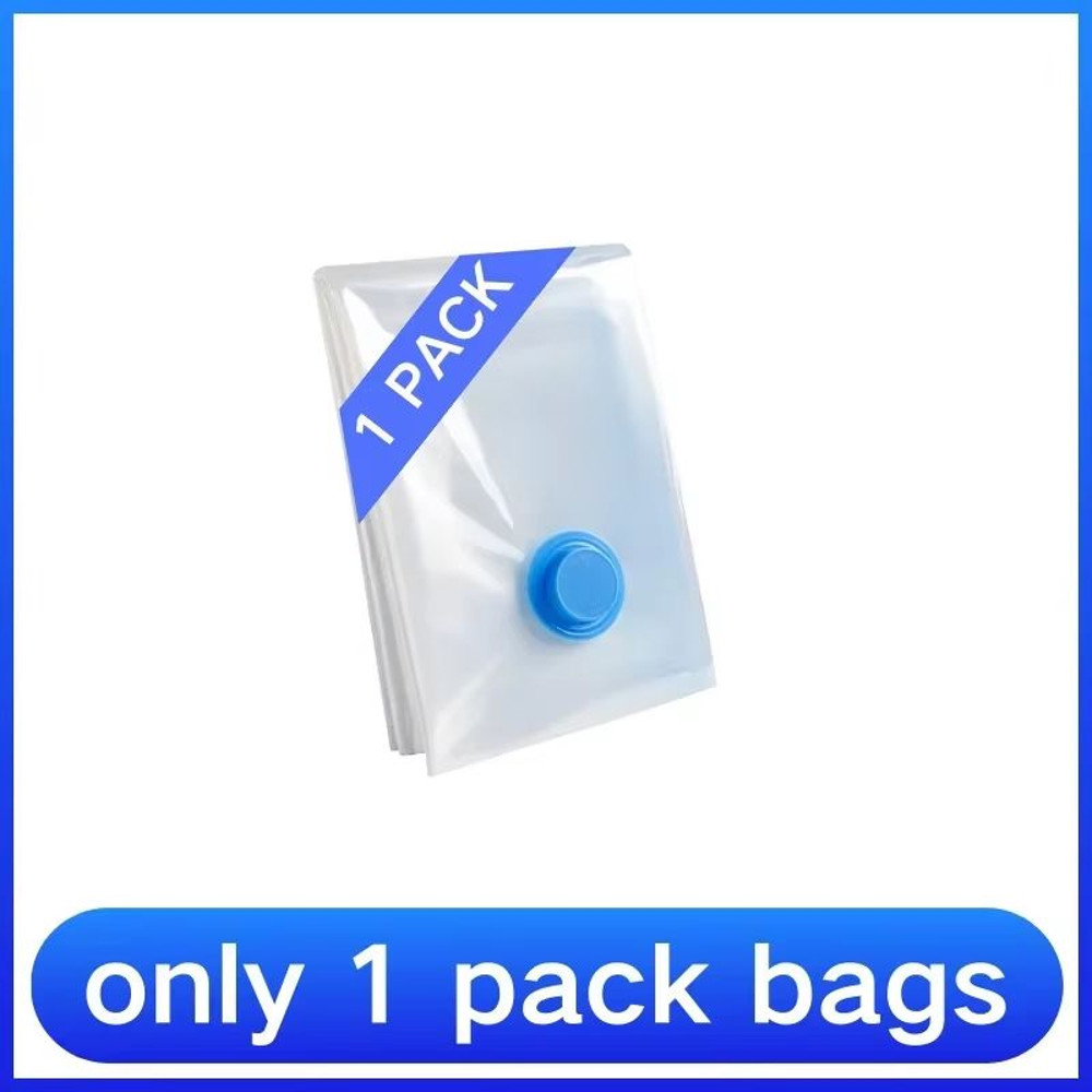8PCS Vacuum Storage Bags With Pump For Clothes  Large Compression Bags For Travel  Home Storage 6