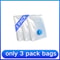8PCS Vacuum Storage Bags With Pump For Clothes Large Compression Bags For Travel Home Storage 8