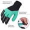 Breathable Waterproof Gardening Gloves With Claws NonSlip Protective Latex Gloves For Digging Plan 1