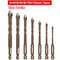 Cross Hexagon Tile Glass Drill Bit MultiSurface Triangle Alloy Core For Wood Metal Ceramic Plasti 7
