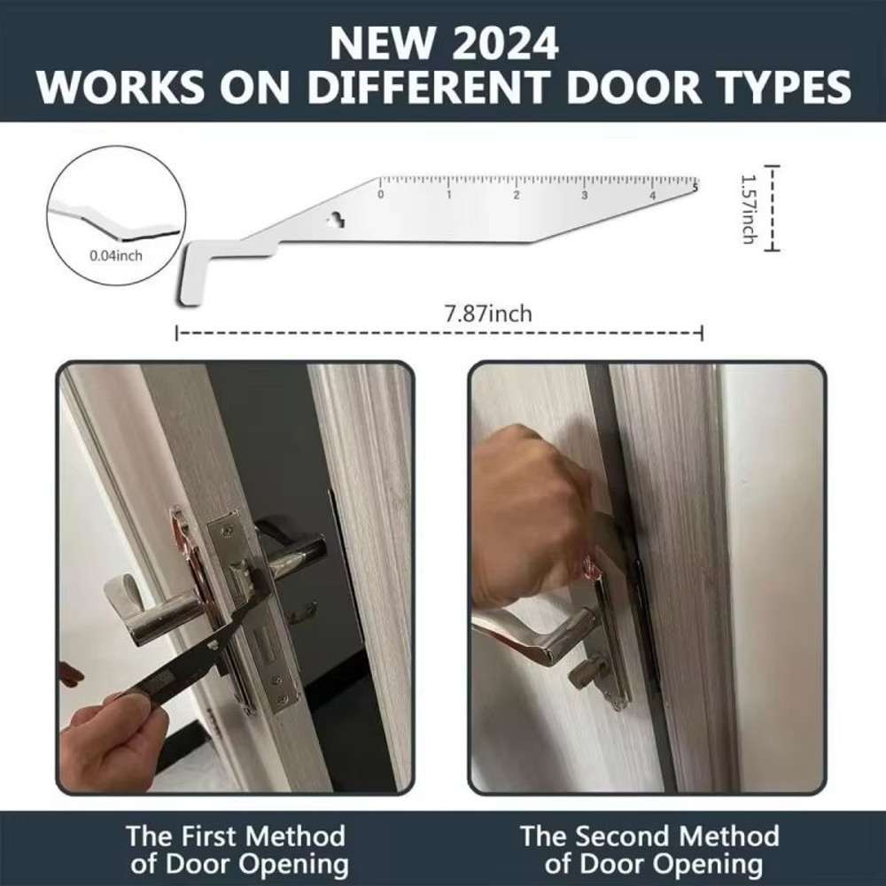 1PCS MultiPurpose Stainless Steel Lever Tool Durable Mini Pry Bar For Home And Locksmith Use 3