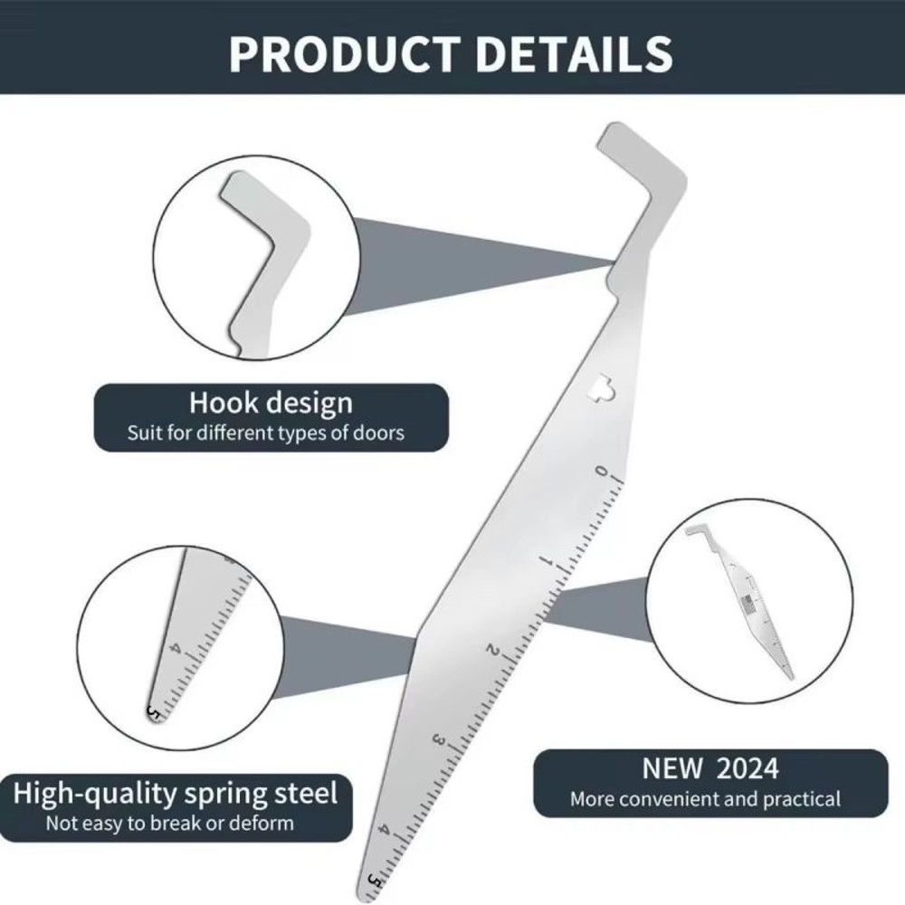 1PCS MultiPurpose Stainless Steel Lever Tool Durable Mini Pry Bar For Home And Locksmith Use 4