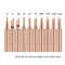 10Piece 900MT Series Pure Copper Soldering Iron Tip Set LeadFree HighPerformance Replacement Tips 3