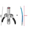 HeavyDuty Quick Release Grease Gun Coupler 10000 PSI 18 NPT Dual Handle 6
