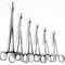 Precision Stainless Steel Locking Hemostatic Forceps BentNose Straight Curved Scissors Pliers 161 1