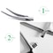 Precision Stainless Steel Locking Hemostatic Forceps BentNose Straight Curved Scissors Pliers 161 4