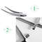 Precision Stainless Steel Locking Hemostatic Forceps  BentNose  Straight Curved Scissors Pliers 161 5