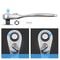Mini DoubleHeaded Ratchet Wrench 14 Drive Socket Bit Driver With Quick Release 4