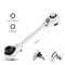 Mini DoubleHeaded Ratchet Wrench 14 Drive Socket Bit Driver With Quick Release 5