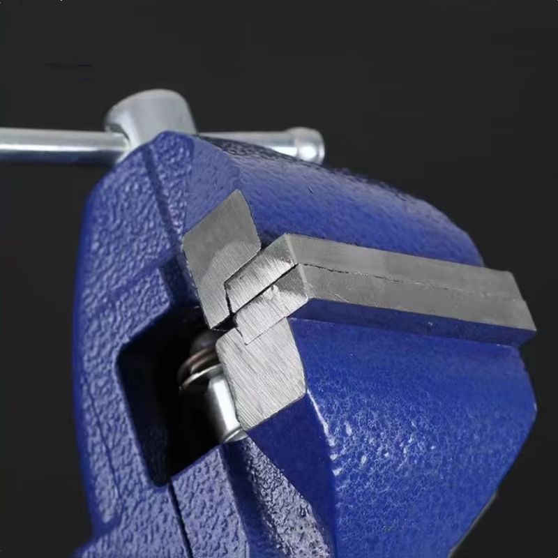 Universal 360degree Swivel Table Vise  Portable ClampOn Bench Vice For Woodworking  Metalwork 3