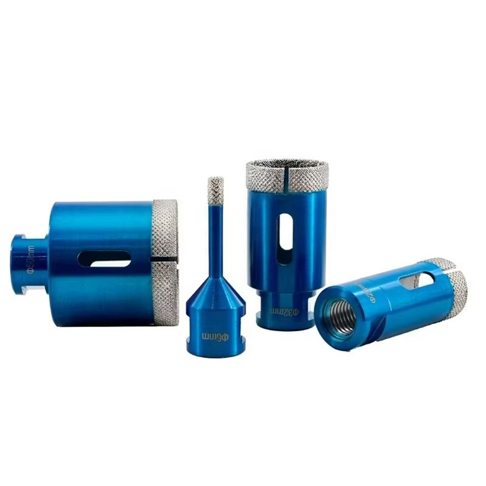 JUSTINLAU M14 Dry Diamond Core Drill Bit Vacuum Brazed Tile Stone Hole Cutter 1