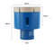 JUSTINLAU M14 Dry Diamond Core Drill Bit Vacuum Brazed Tile Stone Hole Cutter 17