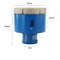 JUSTINLAU M14 Dry Diamond Core Drill Bit Vacuum Brazed Tile Stone Hole Cutter 18
