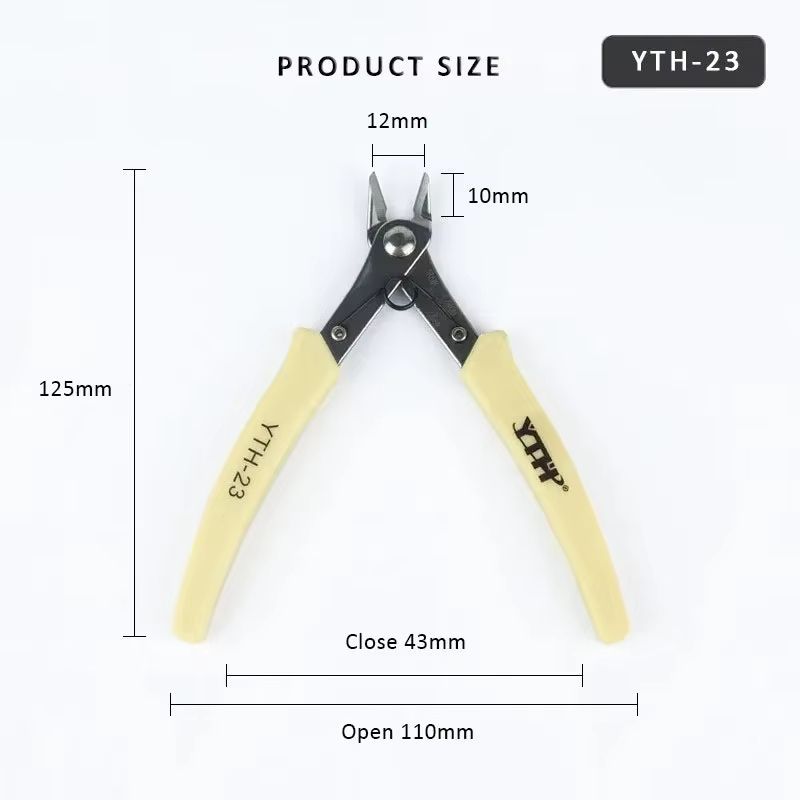 JUSTINLAU 5 Mini Diagonal Cutting Pliers  Precision Wire Cutter For Electronics  Crafts 1