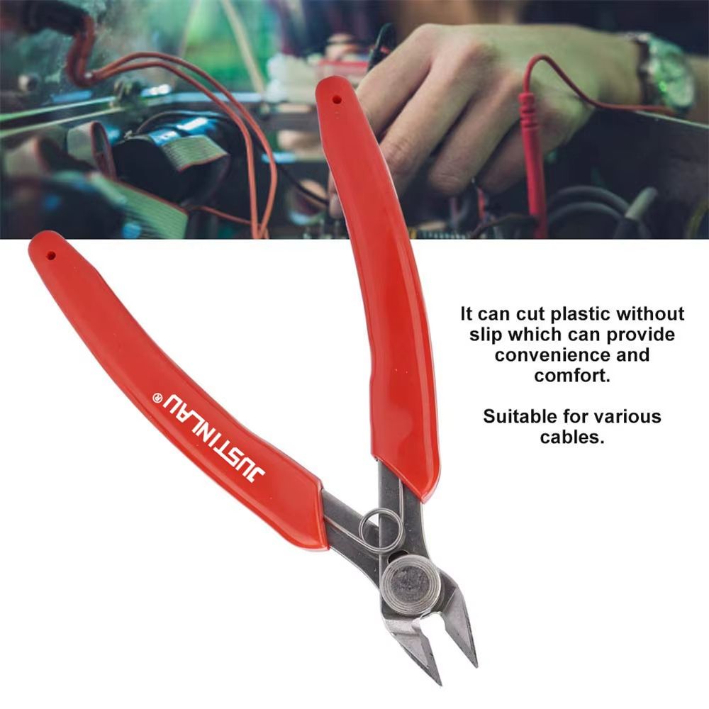 PLATO 170 Mini Diagonal Cutting Pliers Stainless Steel Side Snips For Electronics 3D Printing 3