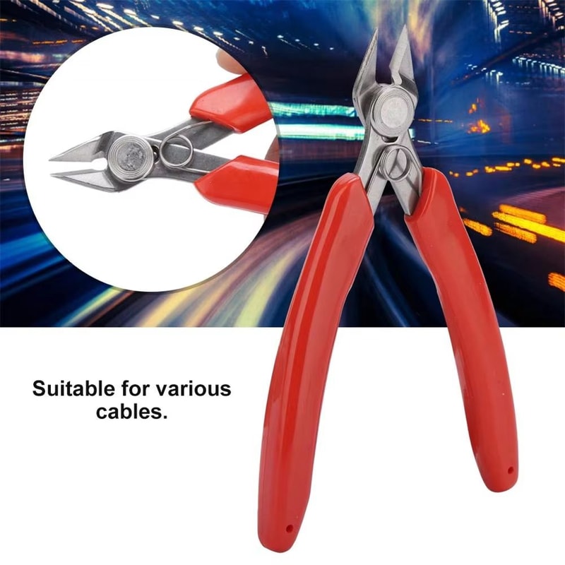 PLATO 170 Mini Diagonal Cutting Pliers Stainless Steel Side Snips For Electronics 3D Printing 4