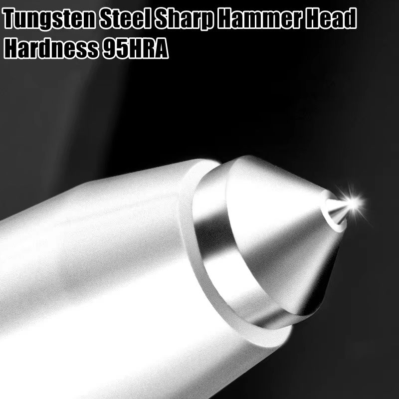 JUSTINLAU 2in1 Car Safety Hammer  Seatbelt Cutter  Emergency Escape Tool With Window Breaker 3