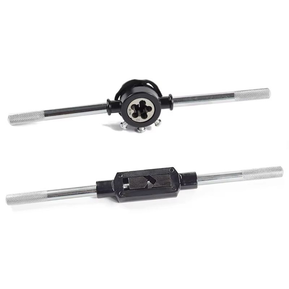 JUSTINLAU 60Piece Metric Tap And Die Set  Precision Threading Tools For Metalworking And DIY Projec 3