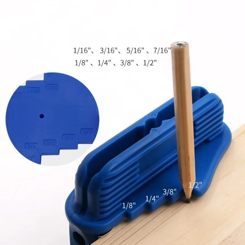 JUSTINLAU 90 Center Line Gauge Finder  Precision Woodworking Scriber For Exact Centerline Marking 4