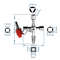 JUSTINLAU 4Way Universal Internal Triangle Key Wrench  Multifunctional Hand Tool For Plumbing Elect 5