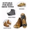 8Tooth Ice Snow Crampon Traction Covers AntiSlip Shoe Spikes For Outdoor Winter Walking Hiking F 2