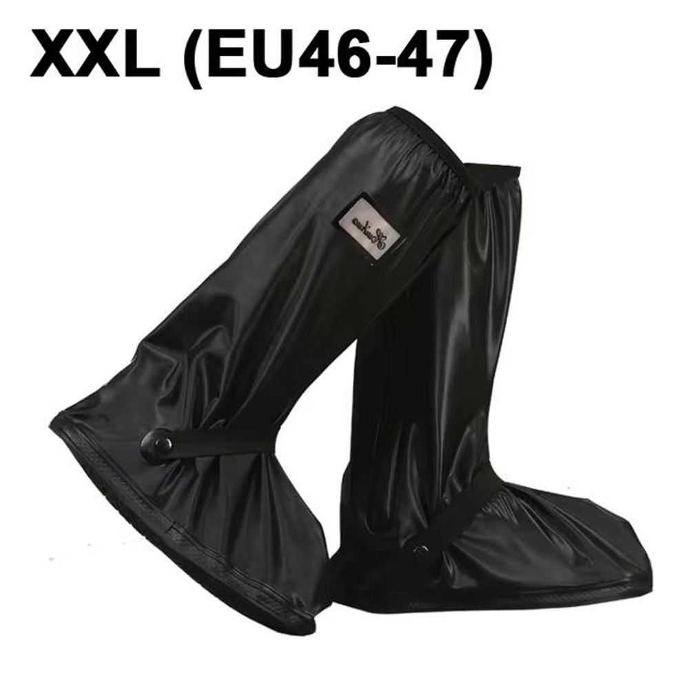 Thickened HighTube Waterproof Rain Boot Covers Reusable Motorcycle Cycling Outdoor NonSlip Oversh 10