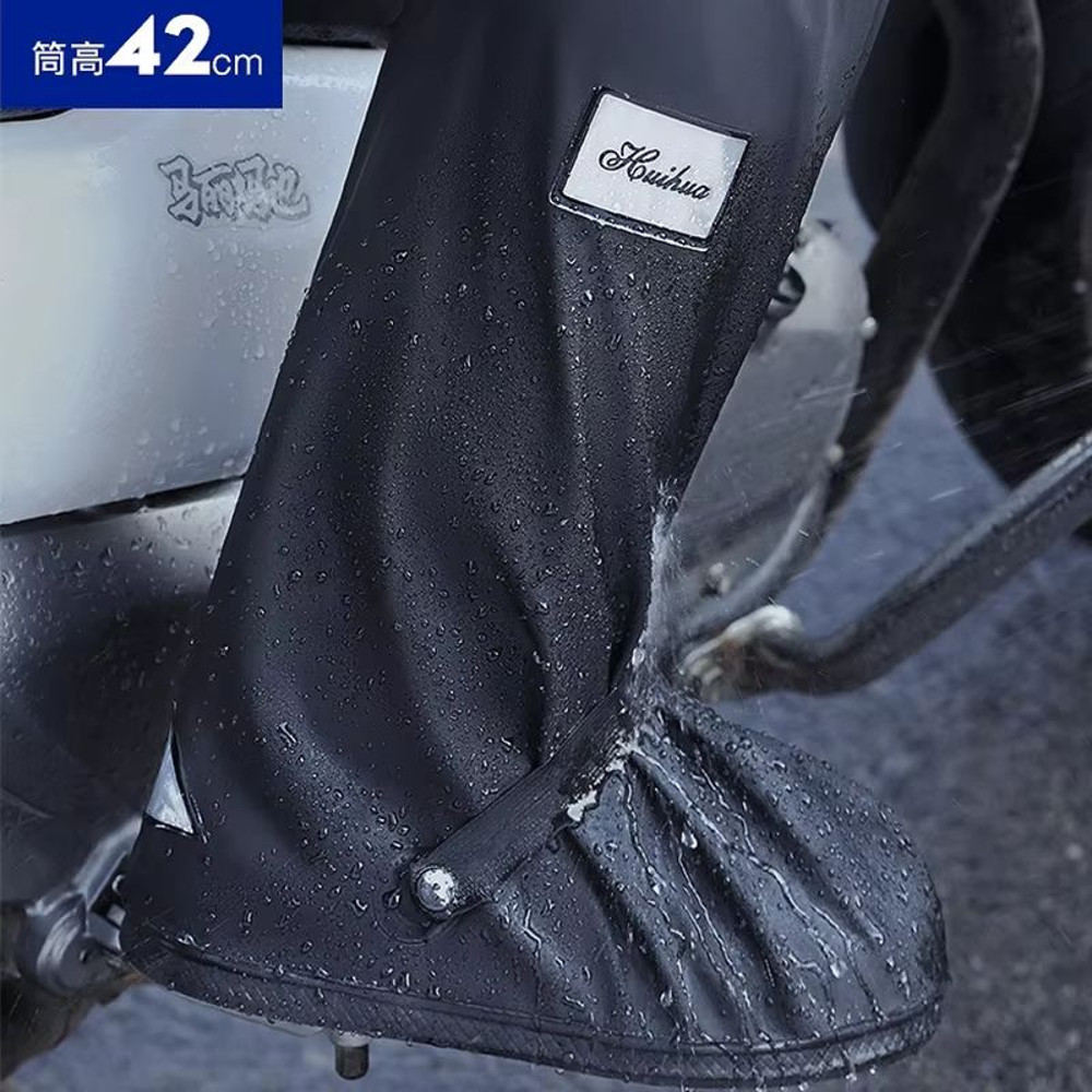 Thickened HighTube Waterproof Rain Boot Covers Reusable Motorcycle Cycling Outdoor NonSlip Oversh 5