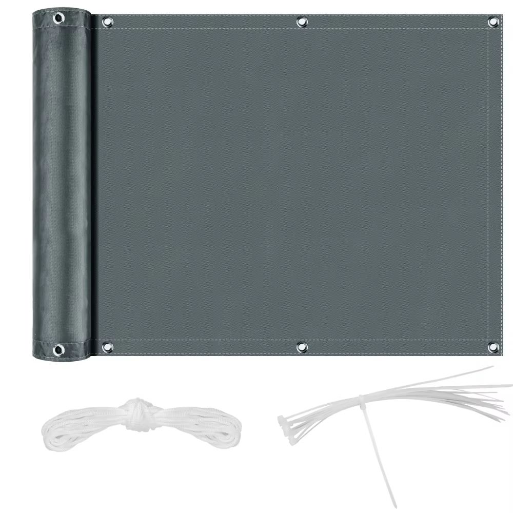 Waterproof Sunshade Sail With Grommets Outdoor Privacy Cover For Pergola Balcony Patio Garden Poo 6