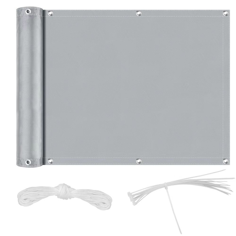 Waterproof Sunshade Sail With Grommets Outdoor Privacy Cover For Pergola Balcony Patio Garden Poo 7