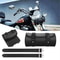 Faux Leather Motorcycle Front Fork Tool Bag Waterproof Handlebar Roll Bag For Harley Sportster Kaw 1