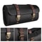 Faux Leather Motorcycle Front Fork Tool Bag Waterproof Handlebar Roll Bag For Harley Sportster Kaw 5