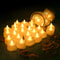 Romantic LED Heart Candle Rose Petal Set 2448 Pack Flameless Tea Lights For Weddings Anniversarie 1
