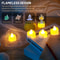 Romantic LED Heart Candle Rose Petal Set 2448 Pack Flameless Tea Lights For Weddings Anniversarie 3