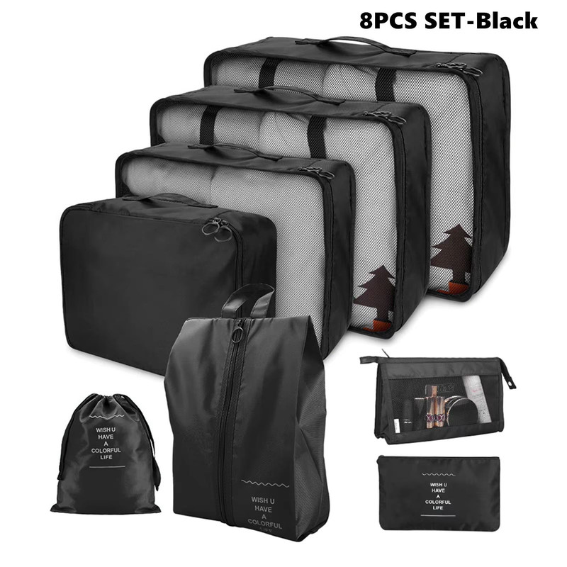 TravelMaster Ultra Organiser Set  8Piece Premium Luggage Packing Cube  Sorting Bags 7