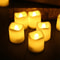 AmbienceGlow WarmWhite Flicker LED Tea Lights Set 24 Pack Safe Stylish Decorative Candles 5