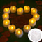 AmbienceGlow WarmWhite Flicker LED Tea Lights Set 24 Pack Safe Stylish Decorative Candles 6