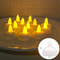 AmbienceGlow WarmWhite Flicker LED Tea Lights Set 24 Pack Safe Stylish Decorative Candles 8