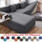 StretchGuard Premium Sofa Slipcover Set  Elastic SolidColour Protection For 1234 Seater  LShaped Se 0