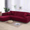 StretchGuard Premium Sofa Slipcover Set  Elastic SolidColour Protection For 1234 Seater  LShaped Se 9